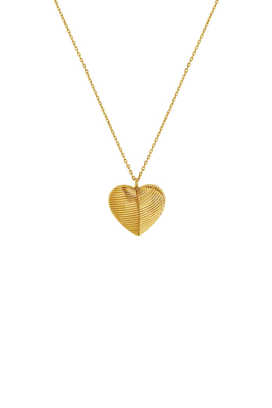 Shell Coeur Collier