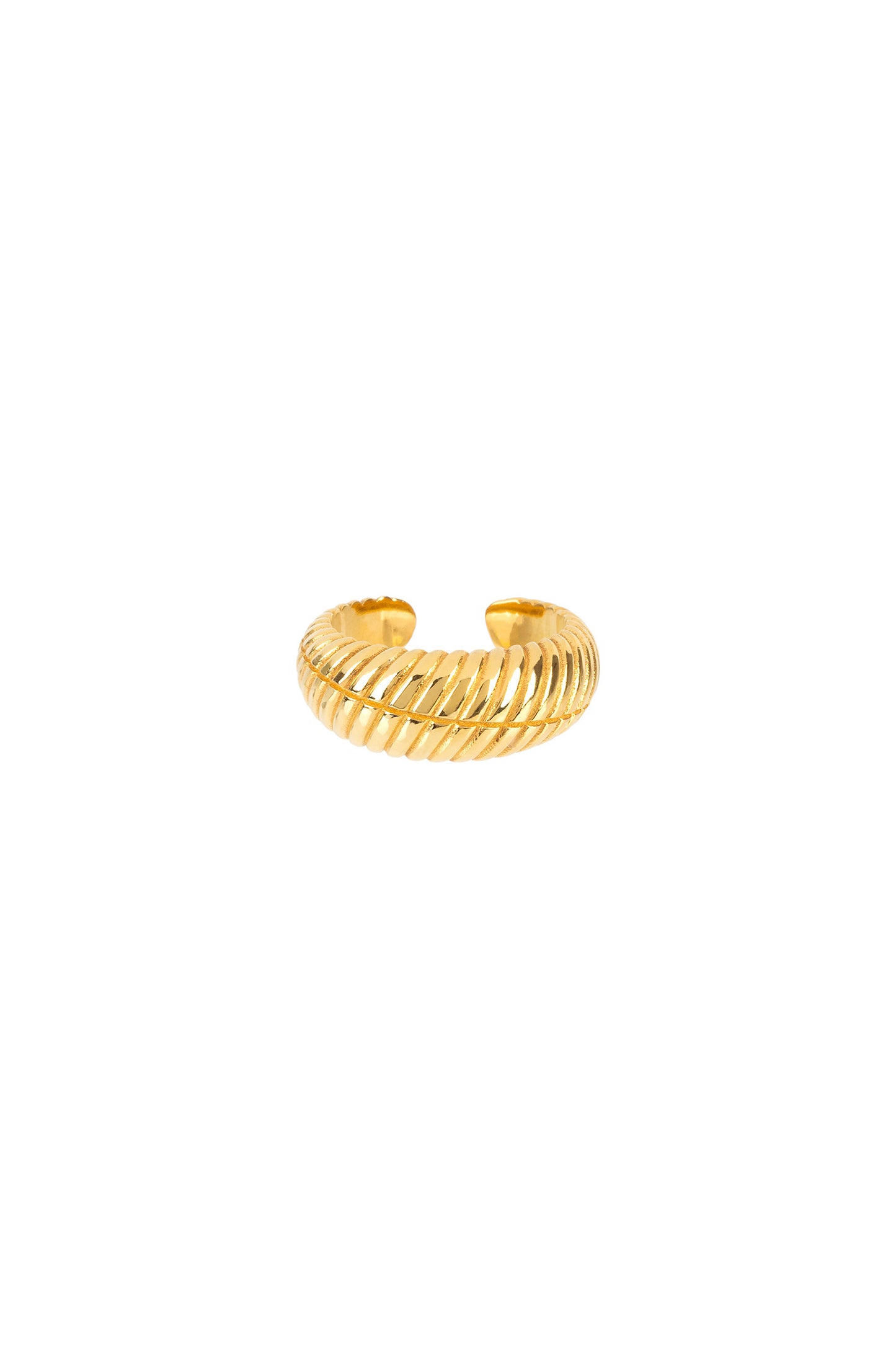 Shell Open Chevalier Ring