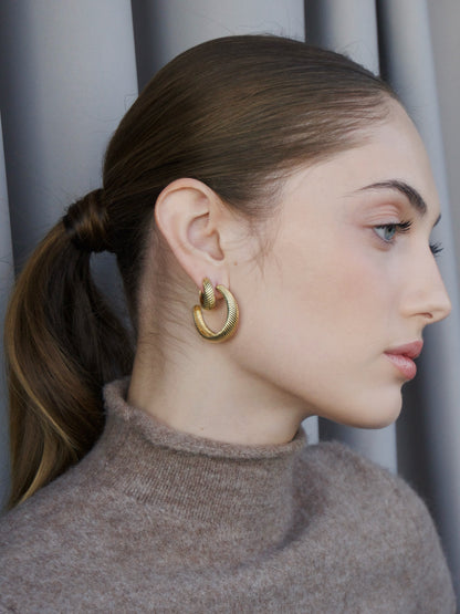 Open Shell Hoops Small