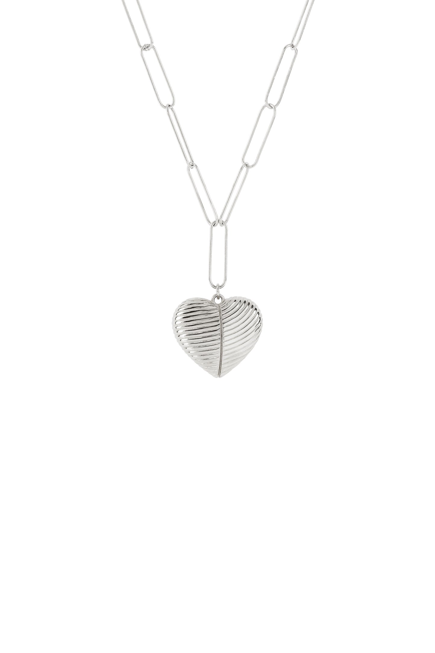 Clip Heart Necklace