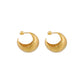Gaia Shell Hoops Medium