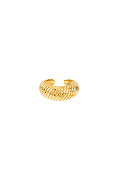 Shell Open Chevalier Ring